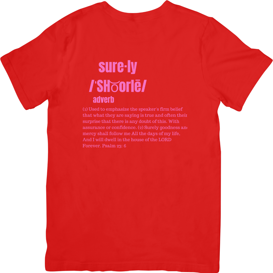 Surely T-Shirt (Red/Pink)