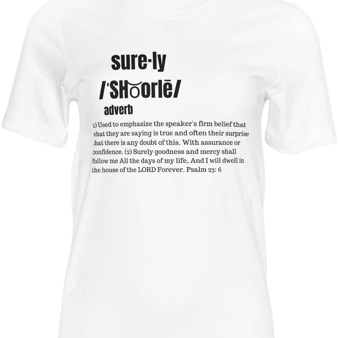 Surely T-Shirt (White/Black)