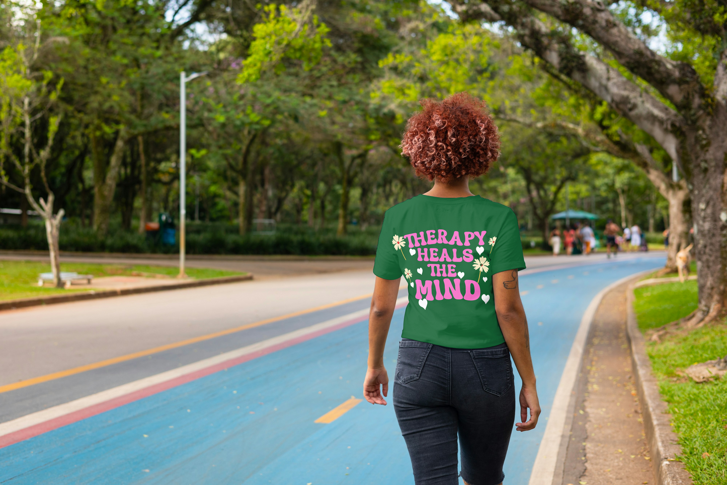 Faith Heals The Mind Tee-Green