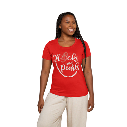 Chucks & Pearls Cotton T-Shirt