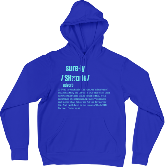 Surely Hoodie (Blue Monochromatic)