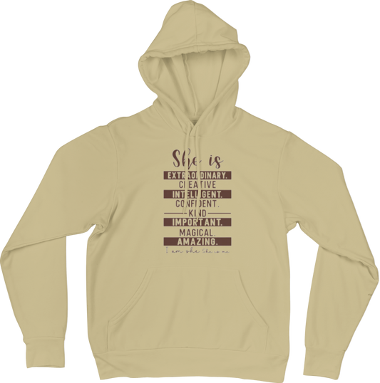 I am She, She is me-Tan Hoodie