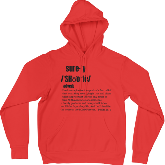 Surely Hoodie (Red/Black)