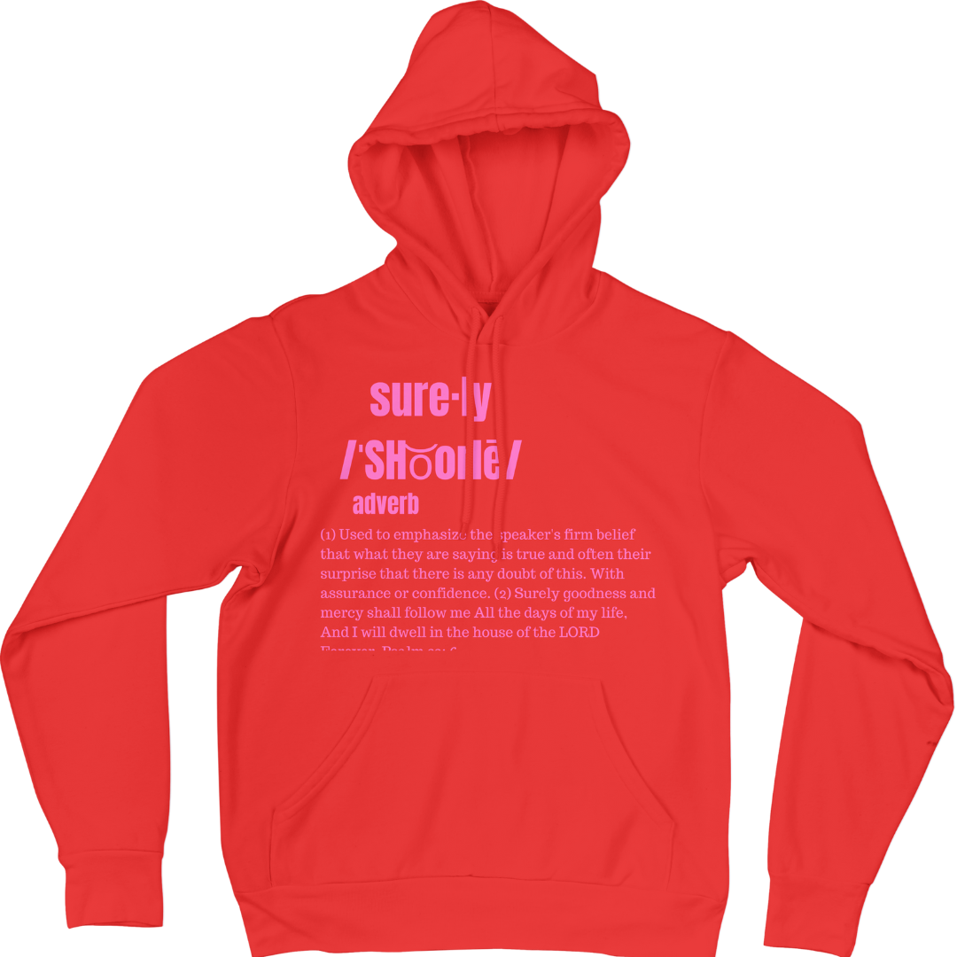 Surely Hoodie (Red/Pink)