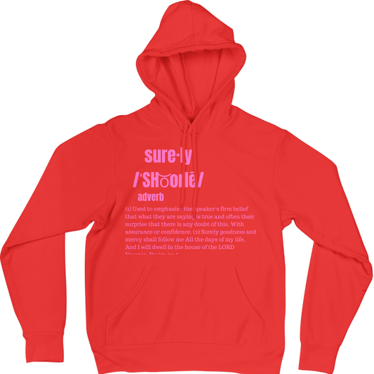 Surely Hoodie (Red/Pink)