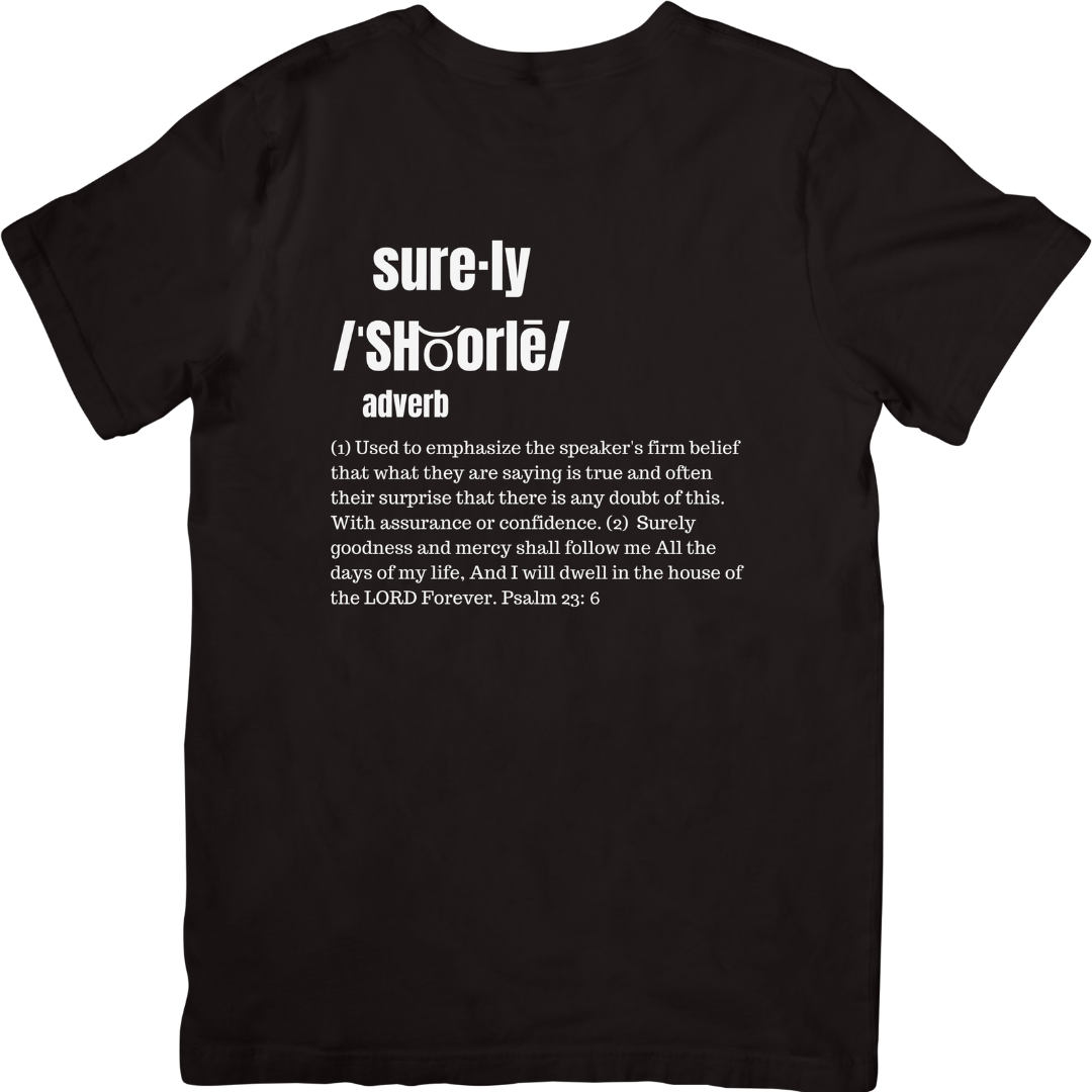 Surely T-Shirt (Black/White)