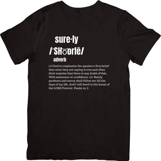 Surely T-Shirt (Black/White)