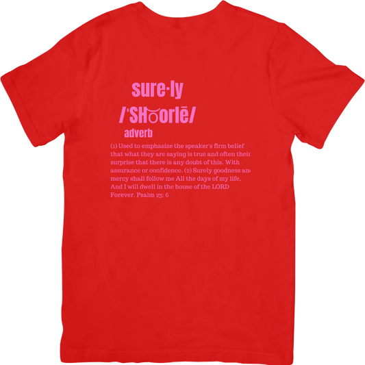 Surely T-Shirt (Red/Pink)