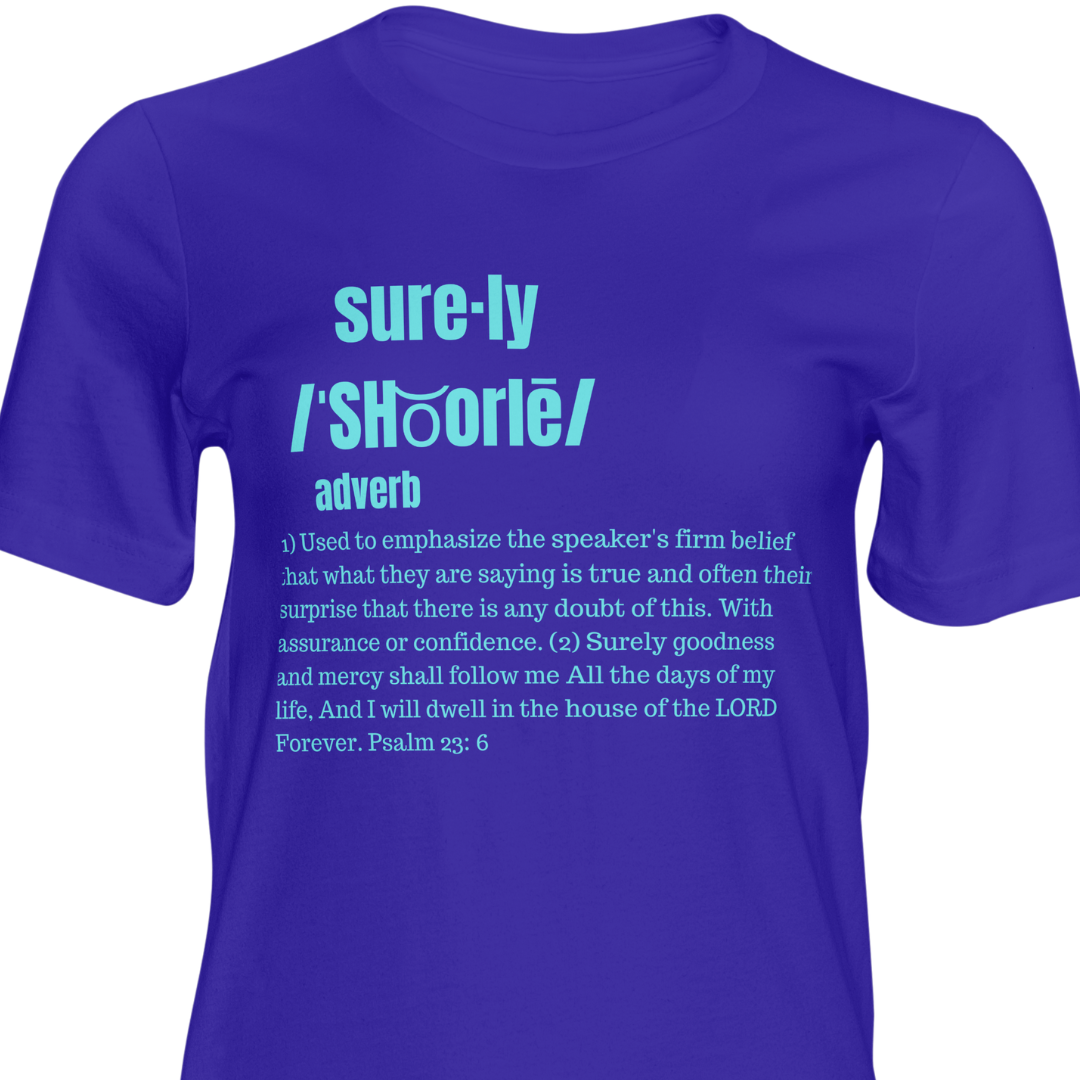 Surely T-Shirt (Blue/Light Blue)