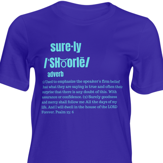 Surely T-Shirt (Blue/Light Blue)