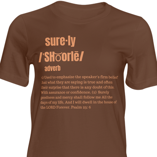 Surely T-Shirt (Brown/Tan)