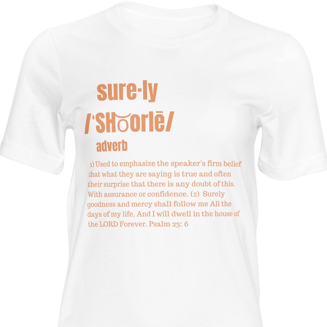 Surely T-Shirt (White/Tan)