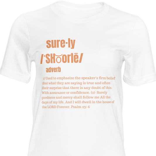 Surely T-Shirt (White/Tan)