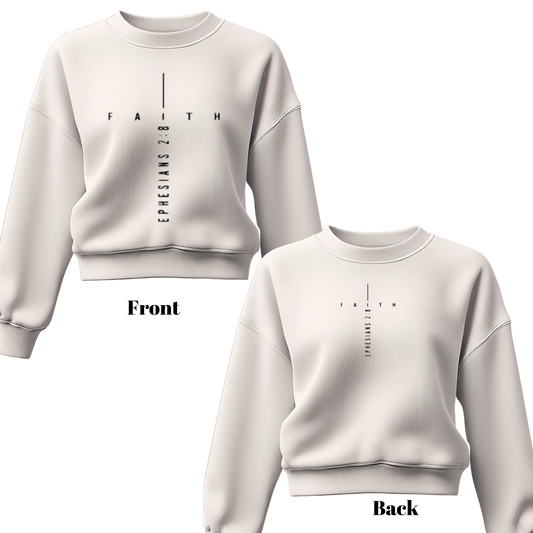 Faith Crop Crewneck